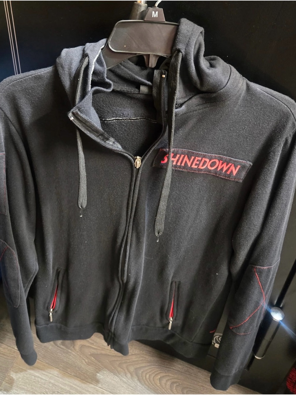 Black Zip-Up Hoodie Sweater